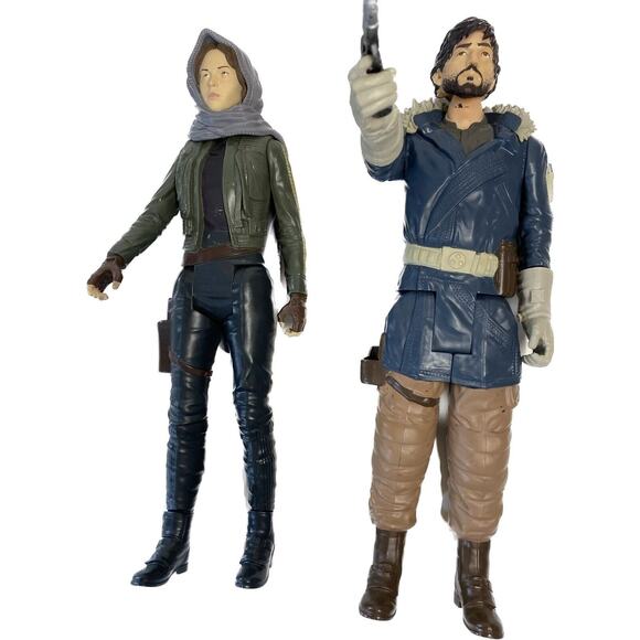 Rogue ONE CAPTAIN CASSIA & SERGEANT JYN ERSO STAR WARS ACTION FIGURES - Picture 1 of 9